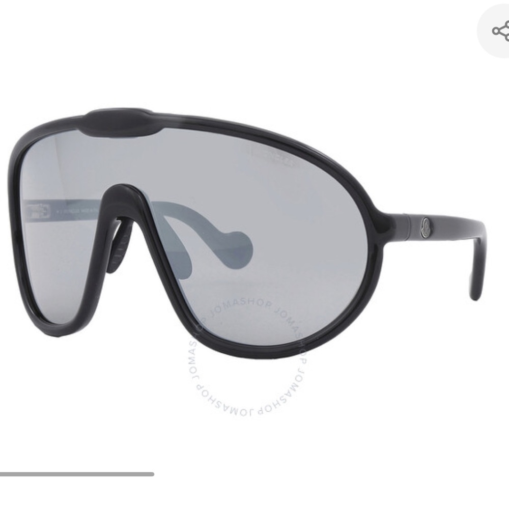 Moncler 100% authentic Halometre Smoke Mirror Shield Unisex Sunglasses - Picture 3 of 4
